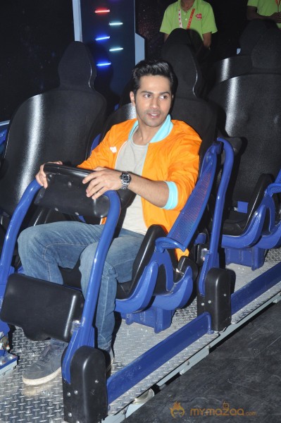 Varun Dhawan Launches Dark Roller Coaster Photos 