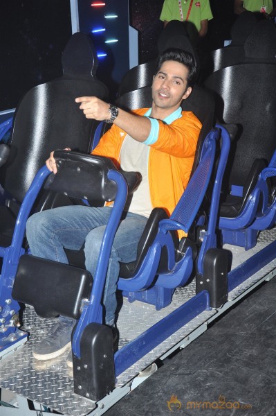 Varun Dhawan Launches Dark Roller Coaster Photos 