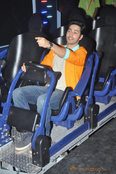 Varun Dhawan Launches Dark Roller Coaster Photos 