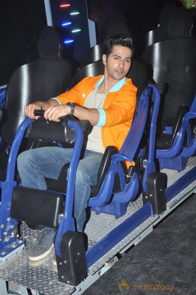 Varun Dhawan Launches Dark Roller Coaster Photos 