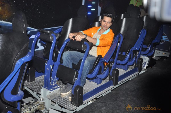 Varun Dhawan Launches Dark Roller Coaster Photos 