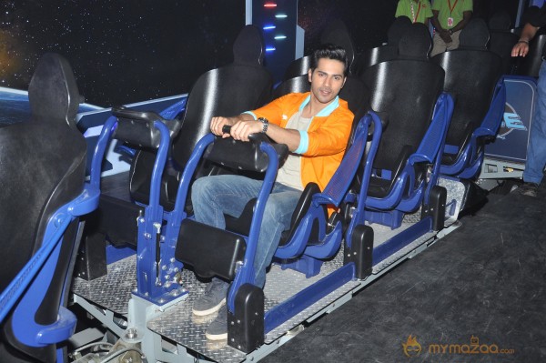 Varun Dhawan Launches Dark Roller Coaster Photos 