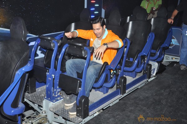 Varun Dhawan Launches Dark Roller Coaster Photos 