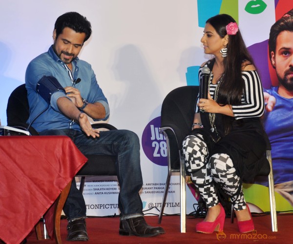 Vidya & Emraan At Ghanchakkar Movie Promotion  