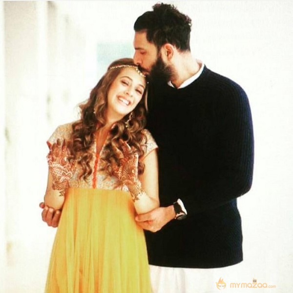 Yuvraj and  Hazel Wedding Photos