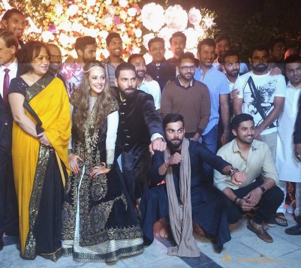 Yuvraj and  Hazel Wedding Photos