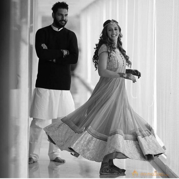 Yuvraj and  Hazel Wedding Photos