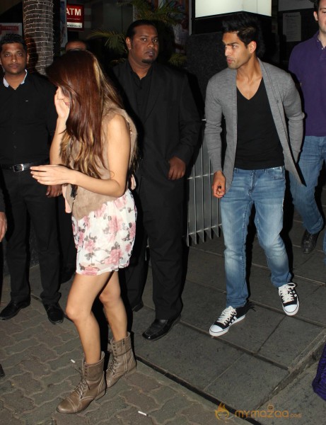 Siddharth Mallya, Anusha Dhandekar snapped in bandra 