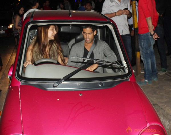 Siddharth Mallya, Anusha Dhandekar snapped in bandra 