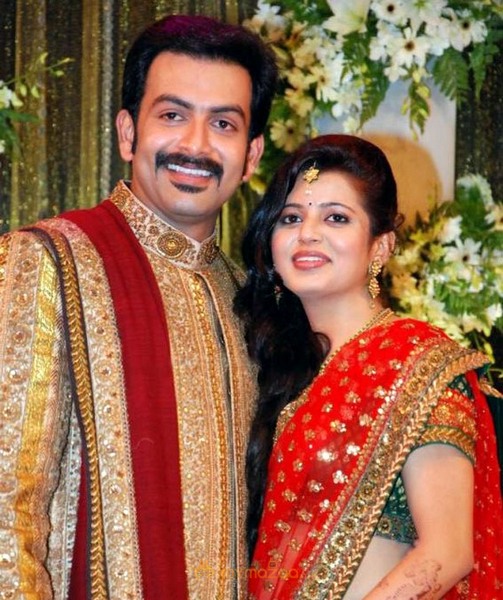 Prithviraj Supriya Menon Wedding Reception