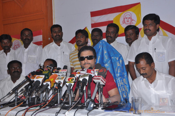 Actor Karthik Political Entry Press Meet 