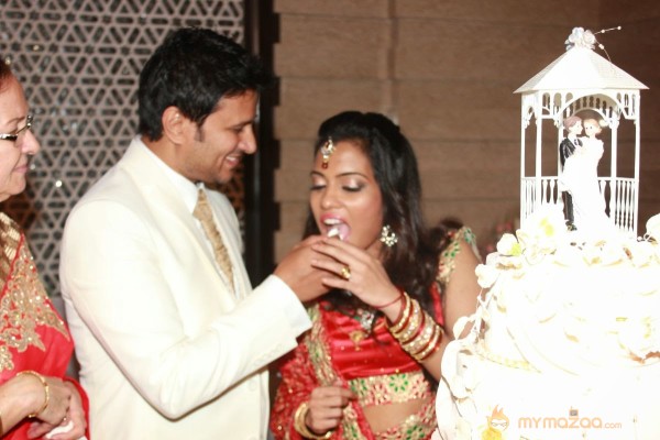 Actor Raja Amritha Marriage Reception Photos