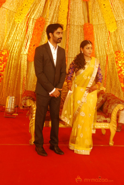 Actor Veera Bahu Wedding Reception Photos Gallery 