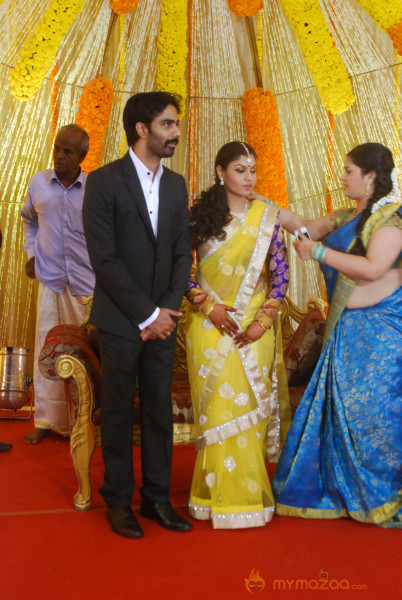 Actor Veera Bahu Wedding Reception Photos Gallery 