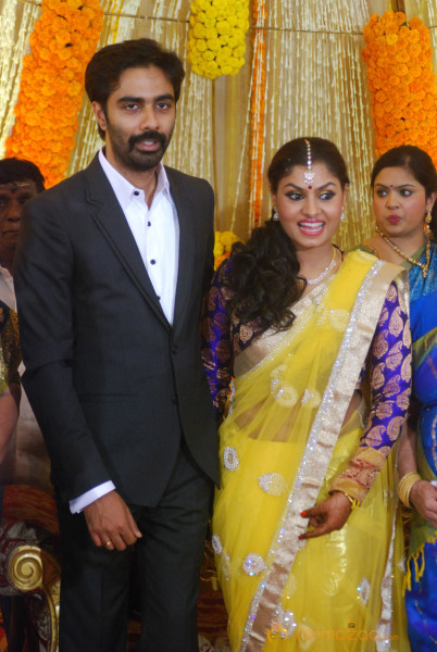 Actor Veera Bahu Wedding Reception Photos Gallery 