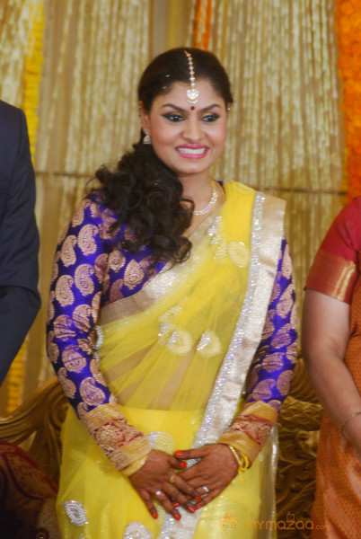 Actor Veera Bahu Wedding Reception Photos Gallery 