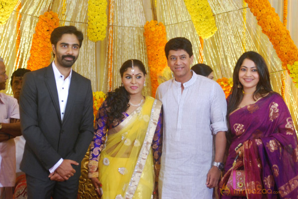 Actor Veera Bahu Wedding Reception Photos Gallery 