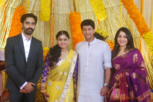 Actor Veera Bahu Wedding Reception Photos Gallery 