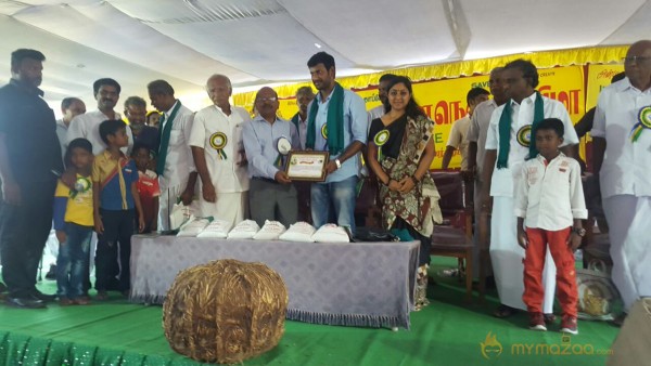 Actor Vishal participated in the national level rice festival