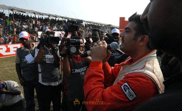 Ajith In Car Race