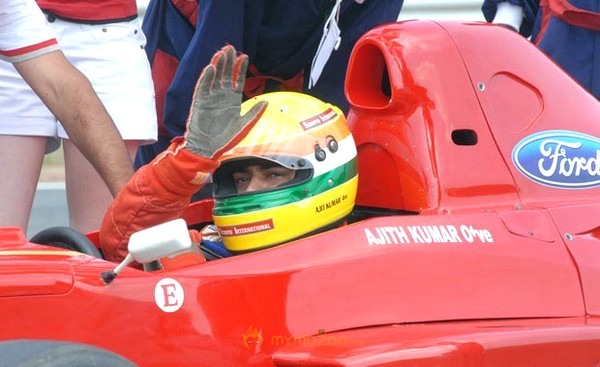 Ajith In Car Race