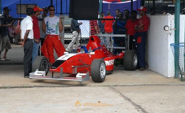 Ajith In Car Race