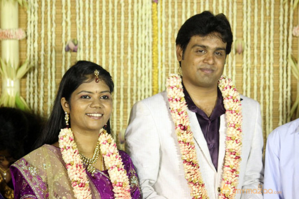 ALS Nachiyappan Son's Wedding Reception Photos 