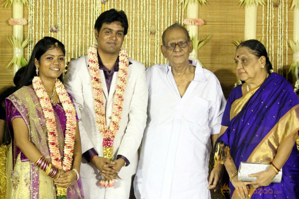 ALS Nachiyappan Son's Wedding Reception Photos 