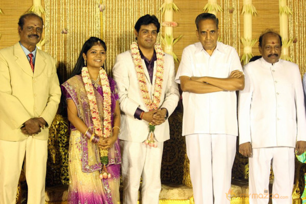 ALS Nachiyappan Son's Wedding Reception Photos 