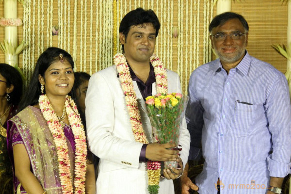 ALS Nachiyappan Son's Wedding Reception Photos 