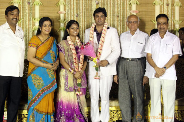 ALS Nachiyappan Son's Wedding Reception Photos 