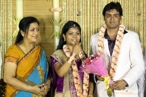 ALS Nachiyappan Son's Wedding Reception Photos 