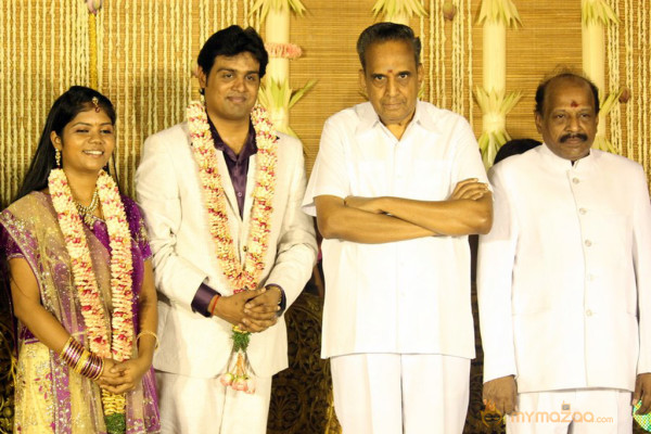 ALS Nachiyappan Son's Wedding Reception Photos 