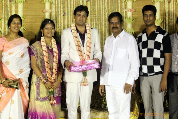 ALS Nachiyappan Son's Wedding Reception Photos 