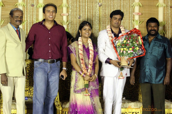 ALS Nachiyappan Son's Wedding Reception Photos 