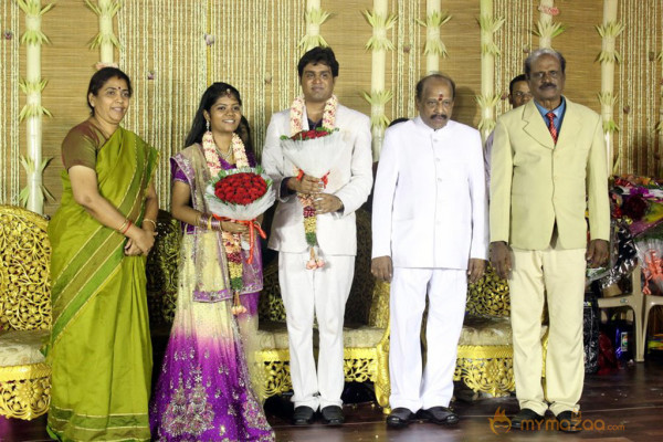 ALS Nachiyappan Son's Wedding Reception Photos 