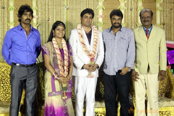 ALS Nachiyappan Son's Wedding Reception Photos 