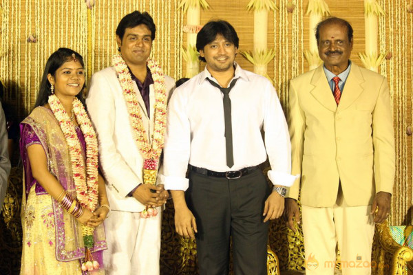 ALS Nachiyappan Son's Wedding Reception Photos 