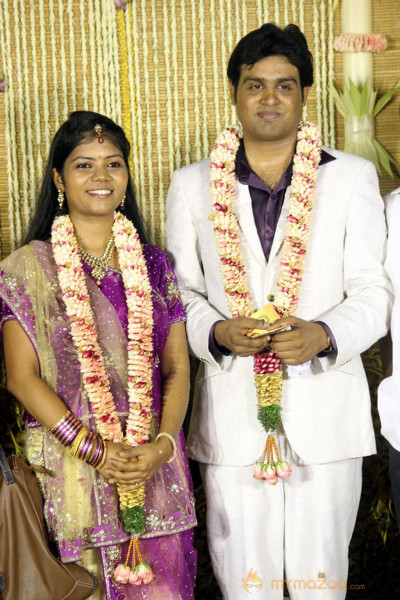 ALS Nachiyappan Son's Wedding Reception Photos 