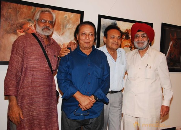 Celebrities At Painting Exbhition Photos