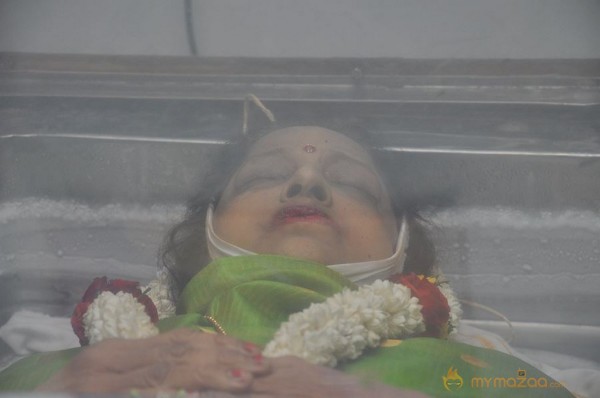 Celebrities Pay Last Respects to Actress Jyothilakshmi 