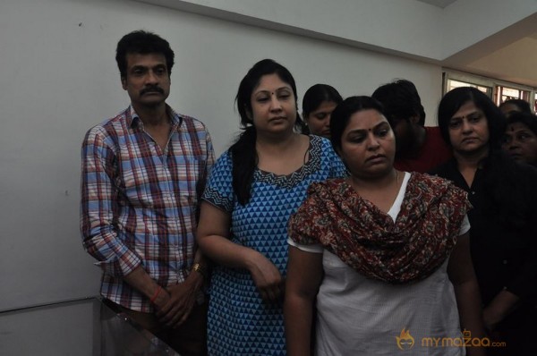 Celebrities Pay Last Respects to Actress Jyothilakshmi 