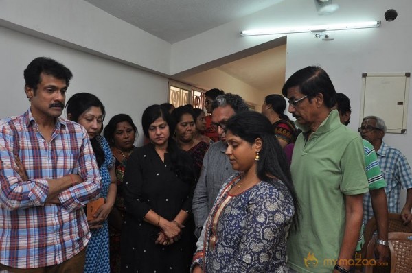 Celebrities Pay Last Respects to Actress Jyothilakshmi 