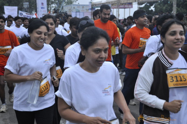 Celebs at 10 K Run Event Photos