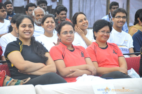 Celebs at 10 K Run Event Photos