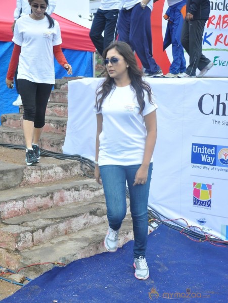 Celebs at 10 K Run Event Photos