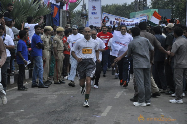 Celebs at 10 K Run Event Photos