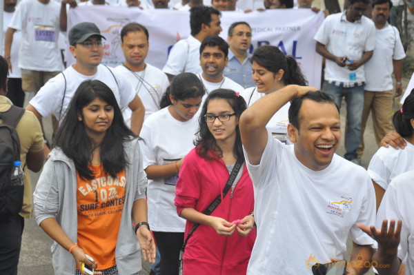 Celebs at 10 K Run Event Photos