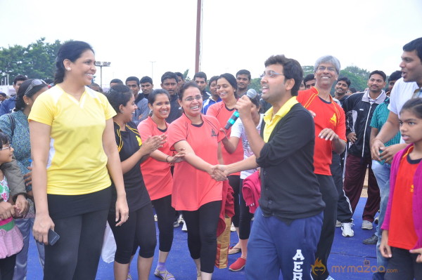 Celebs at 10 K Run Event Photos