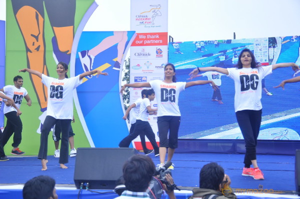 Celebs at 10 K Run Event Photos